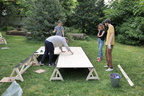 Montage, répétitions, la vie du Festival